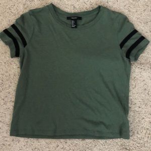 F21 Military Green Top